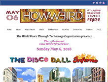 Tablet Screenshot of howweird.org